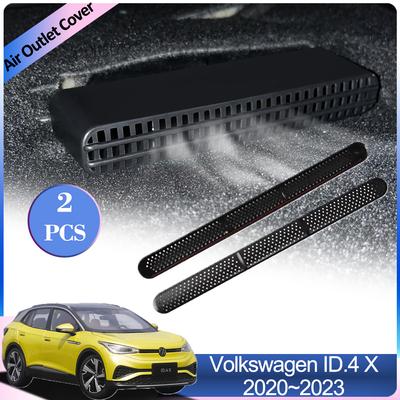 Air Outlet Covers for Volkswagen VW ID.4 X 2020 2024 2024 2024 Under Rear Seat Vent Conditioner Ventilation Interior Accessories