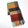 Women's Woolen Scarf Thickened Colorful Plaid Scarf In Winter Men's Autumn and Winter Long Thick Tassel Imitation Cashmere Scarf
