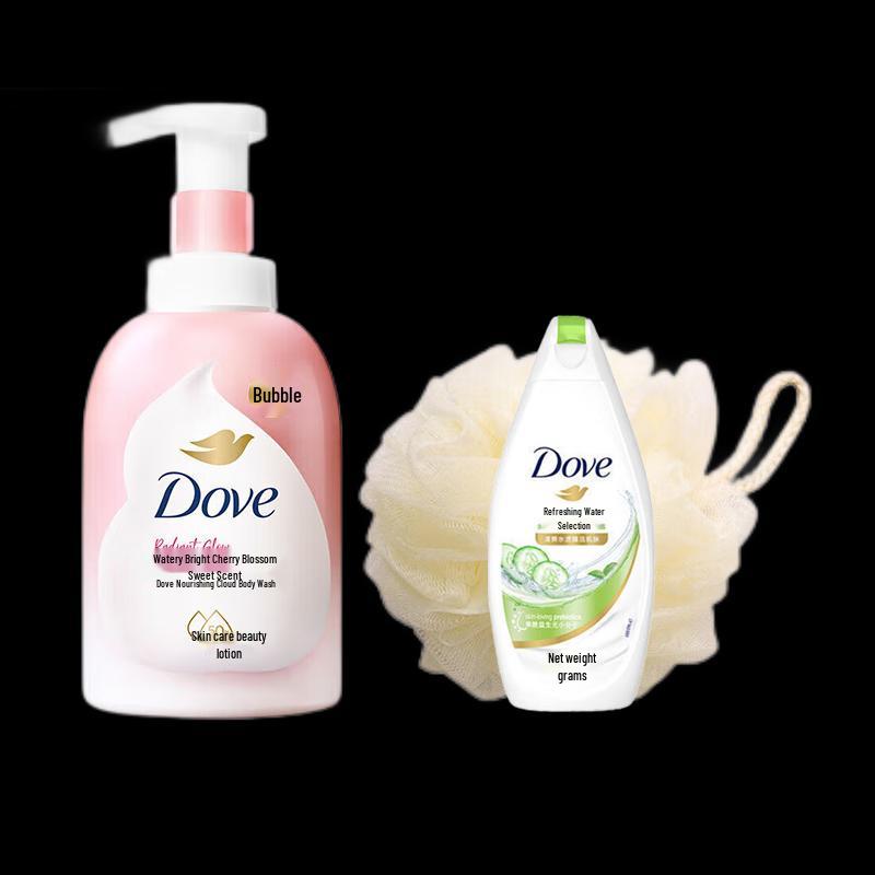 Кремовый гель для душа Dove с пузырьками
