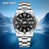 SANDA Business Men's Quartz Watch Large Dial Waterproof Calendar Night Light New Men's Quartz Watch