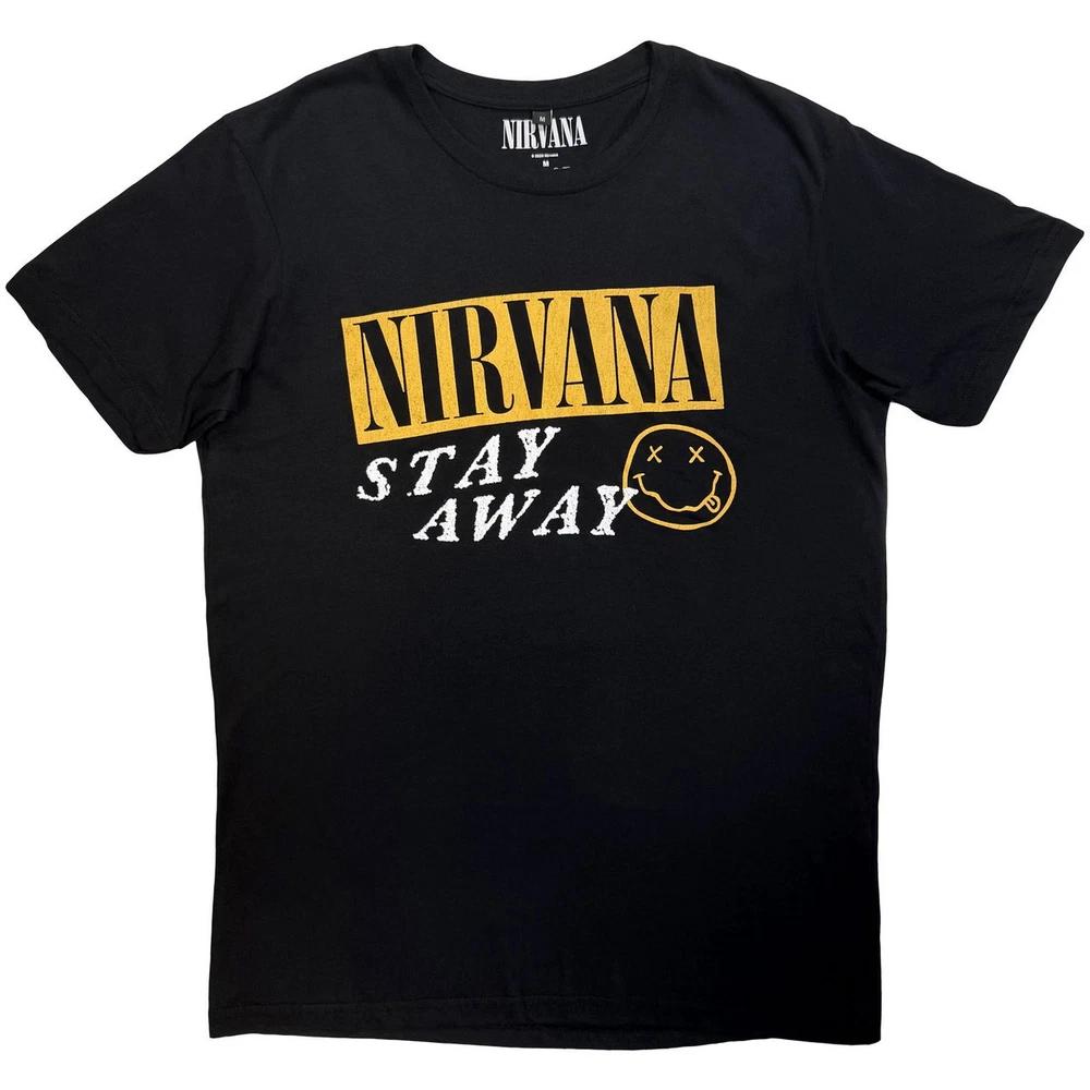 Nirvana Stay Away Premium Carbon Licensed Tshirt Unisexs L