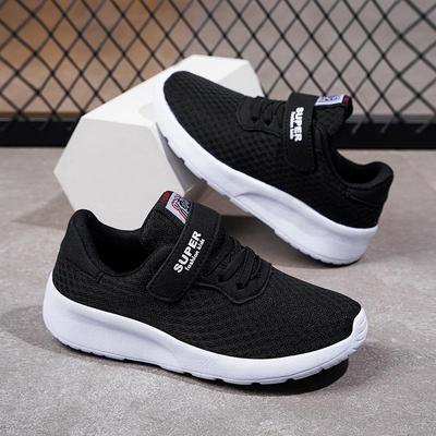 Leichte, atmungsaktive Sportschuhe für Jungen und Mädchen, Doppel-Mesh, Alter 7-12, Vielseitige Laufschuhe für Frühling & Herbst.