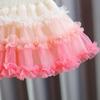 Falda de Media Longitud para Niñas Verano Nuevo Estilo Falda Tutú para Niñas Falda de Hilo Abullonada para Niños Falda Corta de Princesa para Bebé