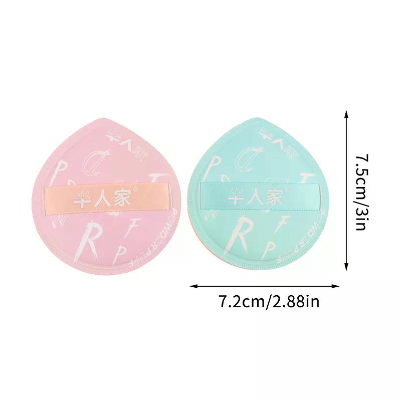 Large Cotton Candy Makeup Puff, Super Soft Air Cushion Powder Puff for Foundation Concealer Dry & Wet Use