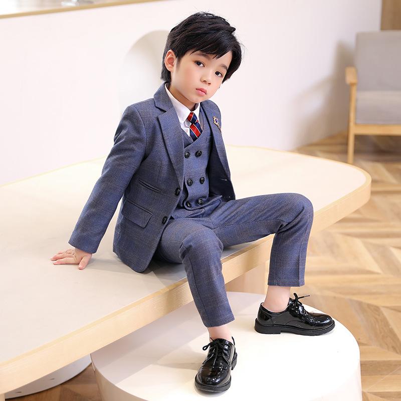Dětské sako v britském stylu - Podzimní/zimní formální oblek pro chlapce