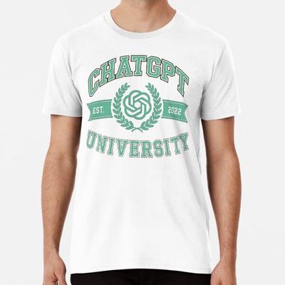 ChatGPT Universität Est. 2022 Vintage Emblem S bis 5XL Hergestellt in der AU/USA T-Shirt