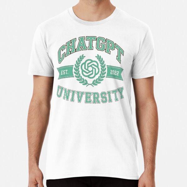ChatGPT University Est. 2022 Vintage Emblem S to 5XL Made in the AU/USA T-Shirt
