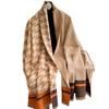 Autumn and Winter Super Warm Versatile Thousand Bird Grid Wool Scarf Female, Dual-purpose Double-sided Shawl Student Scarf To Keep Out the Cold