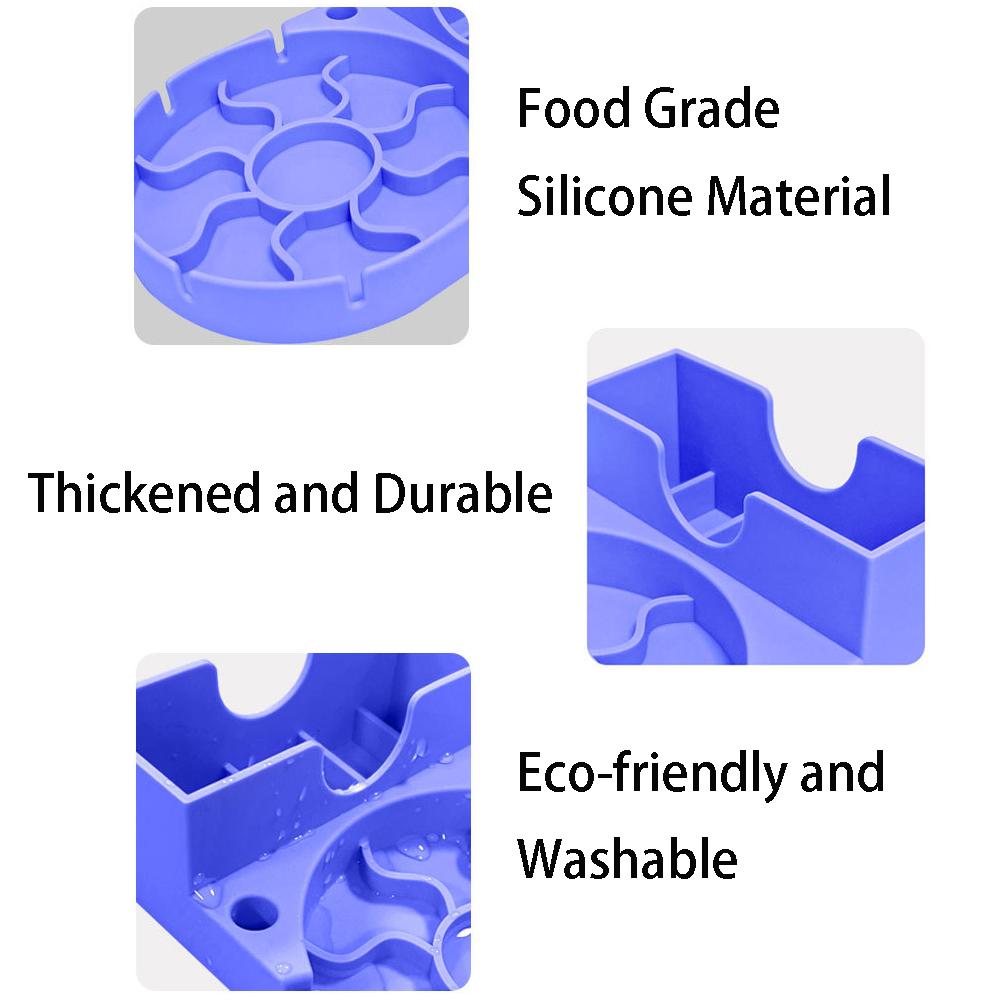 Neuer Flaschentrockenständer Silikon Abtropfständer Tassentrocknerständer Trinkglas und Sportflaschen Abtropfständer für Tassen Wein