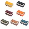 Compact Vintage Genuine Leather Kiss-Lock Mini Pouch Retro Style Multi-Color Cosmetic Bag for Small Accessories Brand Coin Purse