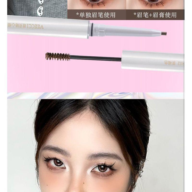 VEECCI - 3 In 1 Dual-Ended Browcara - 3 Colors