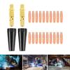 24Pcs Welding Nozzle Kit High Conductivity Copper Strong Rubber Closed Advice Professional Welders