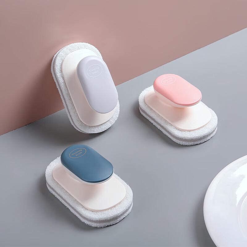 ZISIZ Sponge Cleaning Brush with Handle