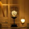 Art LED Table Lamp Reading Lamp Night Light Bedroom Bedside Lamp Desk Lighting Living Room Retro Classic Iron Home Decoration