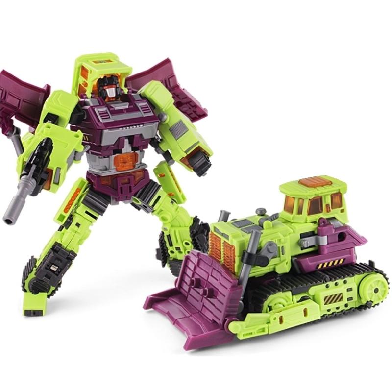 NBK 6 In 1 New Transformation Toys Movie Anime Devastator Action Figure KO G1 Robot Car Engineering Vehicle Model Boy Kids Gift