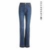 ELLASSAY Women's High-Waist Slit Denim Jeans