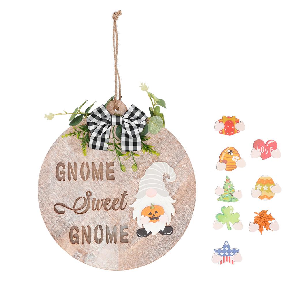 Weihnachtsschild Exquisites Willkommensschild Haustürdeko Holz-Wandschild für Feiertags-DIY