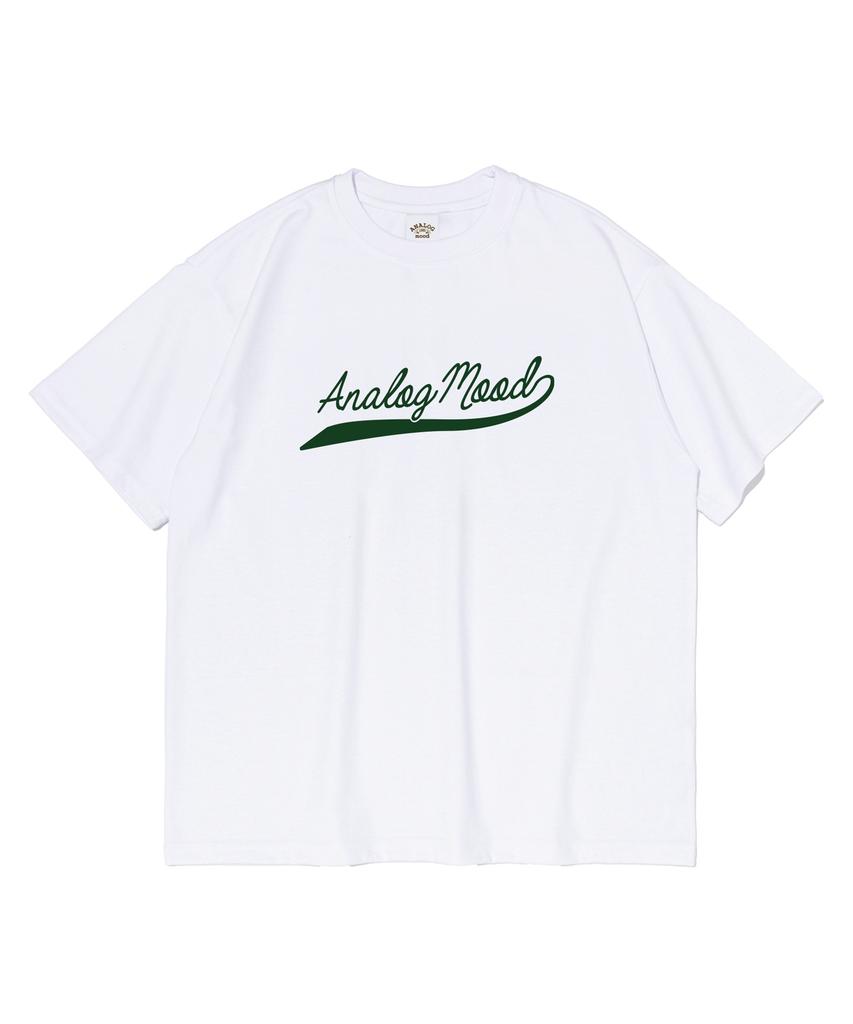 ANALOG MOOD Baseground Logo Short Sleeve T-Shirt (White)