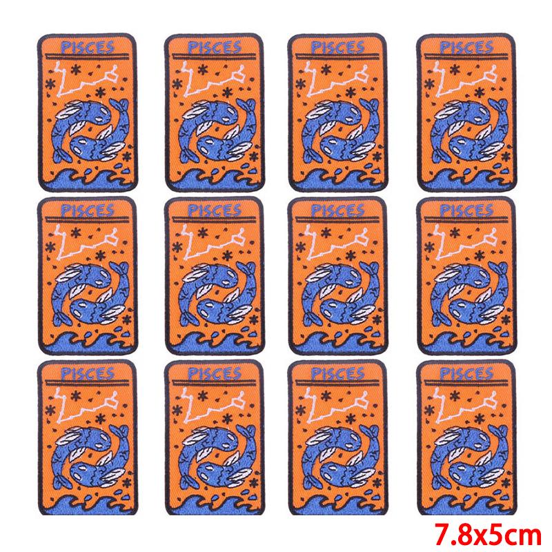 10 teile/los Stickerei Patch Eisen Auf Patches Für Kleidung Patches Auf Kleidung Jacken Dekor Applikation Nähen Liefert