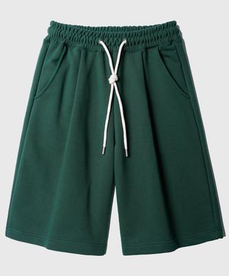 JEMUT Flash Summer One-Pleat Half Pants 8-Piece Style Dark Green Sosp2483