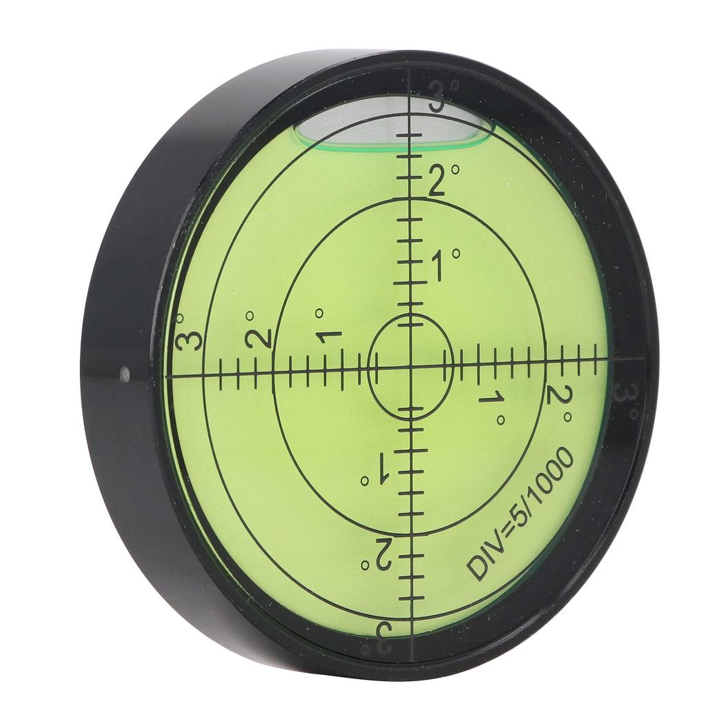 Nivel cu bulă circular luminos de înaltă precizie din aliaj de aluminiu, nivelator cu bilă orizontal pentru RV, cameră