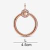 S925 Sterling Silver Color Necklace Collocation Pendant Moments Charms Bead For Women Fit Bracelet