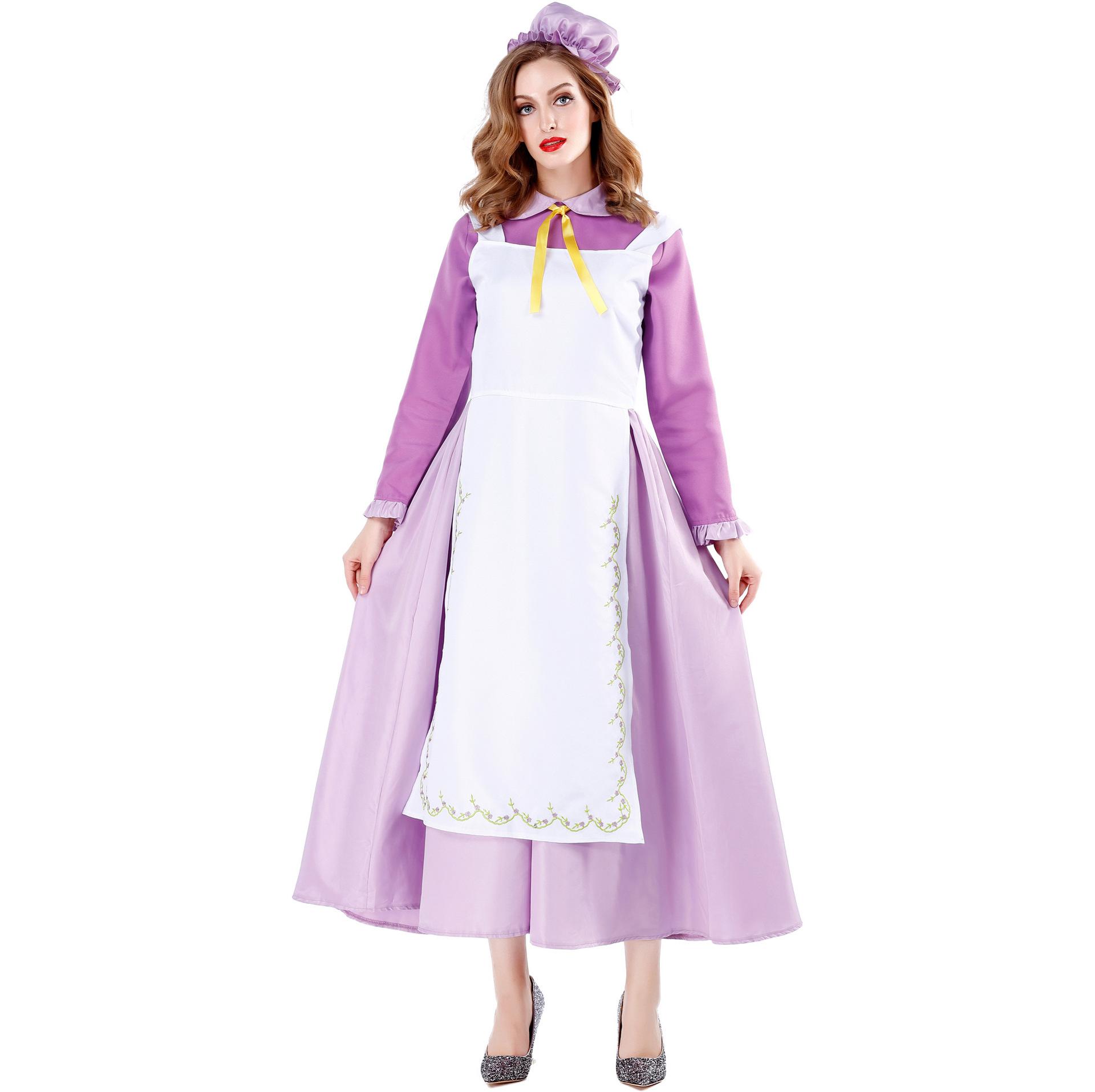 

Костюм на Хэллоуин, костюм горничной жены, костюм горничной для косплея, сценический костюм M