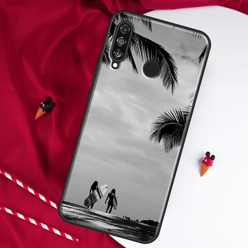 Surfing Wave For Huawei Nova 12i 11i 8i 12s 9 10 SE Y90 Y60 Y70 Y72 Y61 Y91 P20 P40 P30 Lite P60 Pro Case