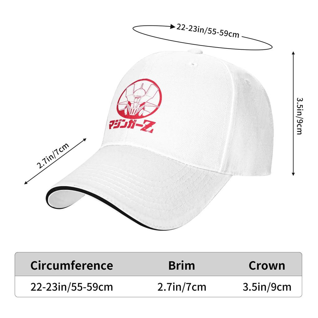 Mazingered Z Sun Baseball Cap Summer Unisex Women Japan Anime Print Hip Hop Hats High Quality Trendy Outdoor Sport Baseball Caps