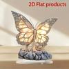 Elegant Acrylic Bohemian Butterfly Desk Decoration, Perfect for Home, Office or Bedroom Atmosphere