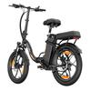 ZAZAWORK 20-inch Folding Electric Bike 250W 47Nm Motor 48V 16Ah Battery 25km/h Speed 100km Range 7 Speeds Spring Suspension Disc Brakes