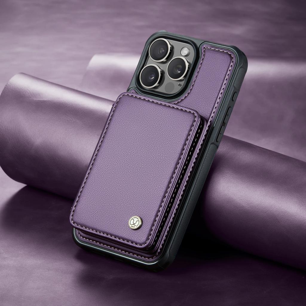 2 in 1 Magnetic Cards Solt Detachable Wallet Leather Case For iPhone 16 Pro Max 15 14 Plus 13 12 11 7 8 SE 2022 Bag Pocket Cover