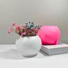 Silicone Stripe Vase Mould for Creative Crafters and Jewelry Enthusiasts Flower Pot Home Decoration Accessory Mould