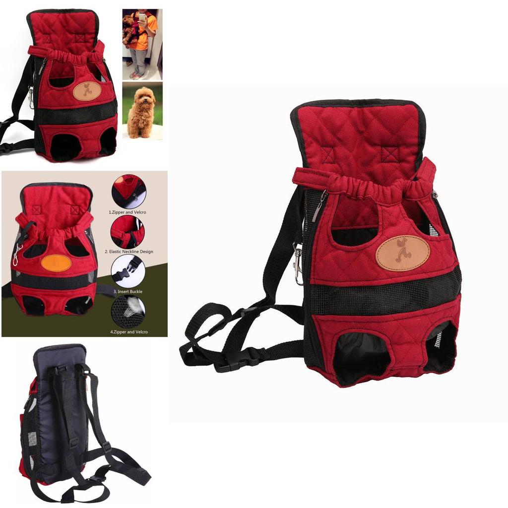 Oxford Cloth Dog Chest Shoulder Bag Pet Travel Backpack For Small Dogs