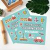 40-Page Fruit & Food Cartoon Doodle Coloring Book for Kids Aged 4+