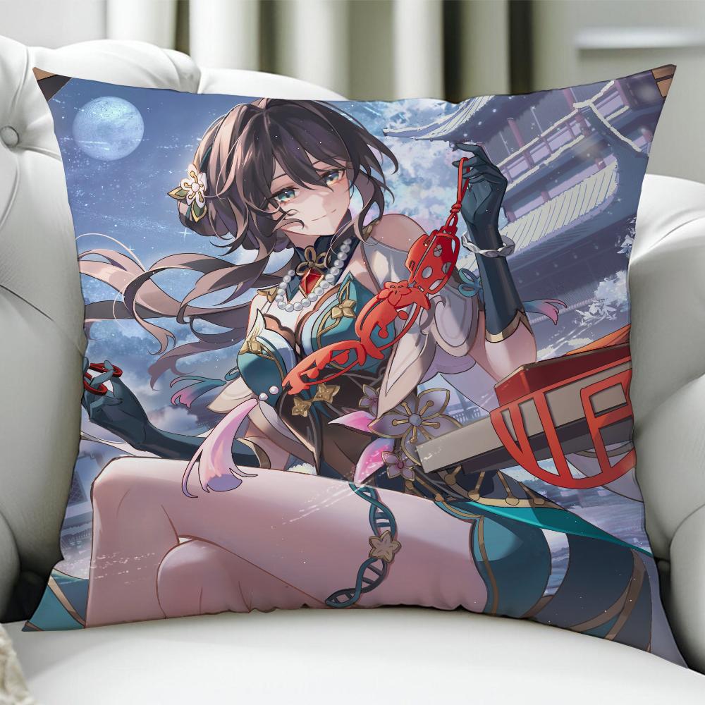 Ruan Mei cushion cover Birthday Anniversary Gifts Double Sided Printed Zipper Cushion Cover Soft Skin Bedding