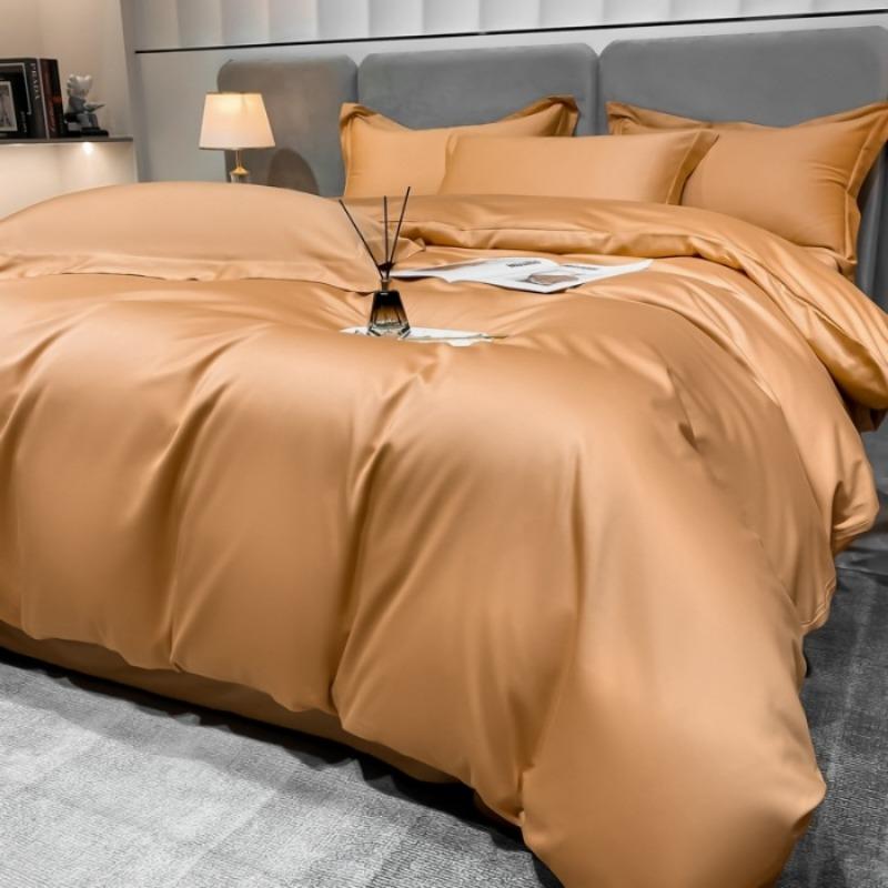 Czteroczęściowy zestaw z długimi odcinkami bawełny klasy A dla matek i dzieci Xinjiang z czystej bawełny kombinowana poszwa na kołdrę prześcieradło lekka luksusowa pościel