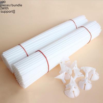 40cm White Balloon Support Rods for Events – Durable, New Material