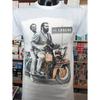 Bud Spancer & Terence Hill Vintage Motorcycle T-Shirt - Retro TV Show Suitable for Men & Women, Durable Cotton Short Sleeve Crew Neck Casual Top,