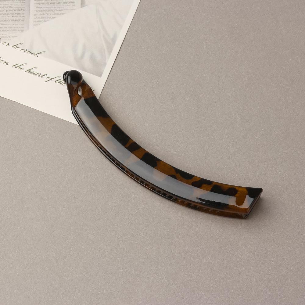 12.5cm Leopard Print Ponytail Clip - Versatile, Anti-Slip, Large Banana Twist Hair Clip for Women