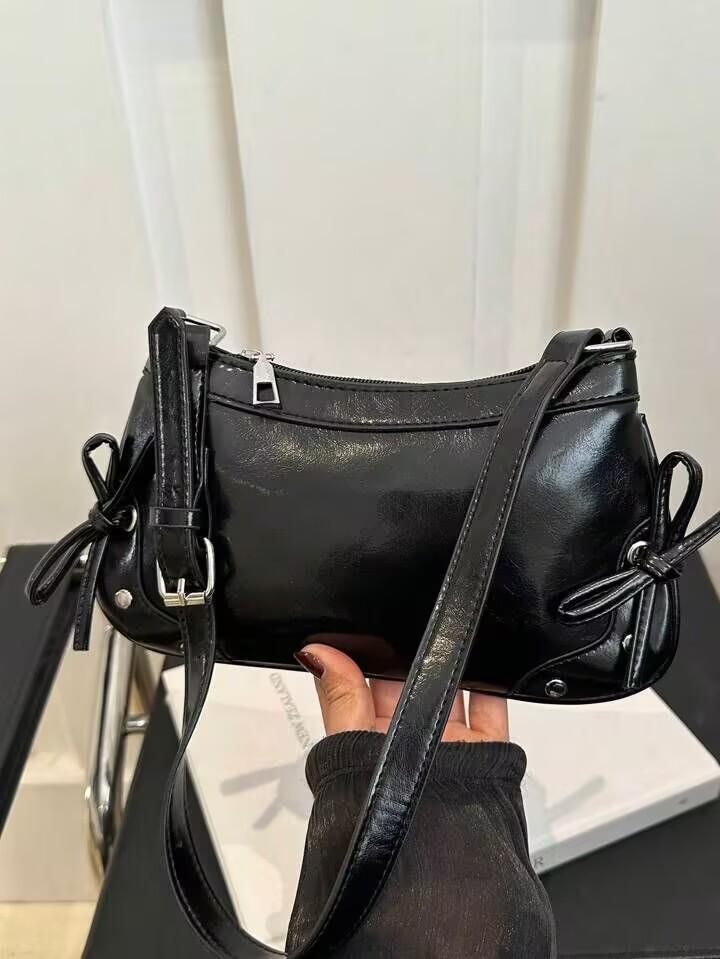 Bag Women's New Autumn and Winter 2025 European and American Bag Premium Bow Underarm Bag Versatile Shoulder Handbag