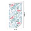 Flamingos and exotic leaves wallpaper in pastel 50x1000