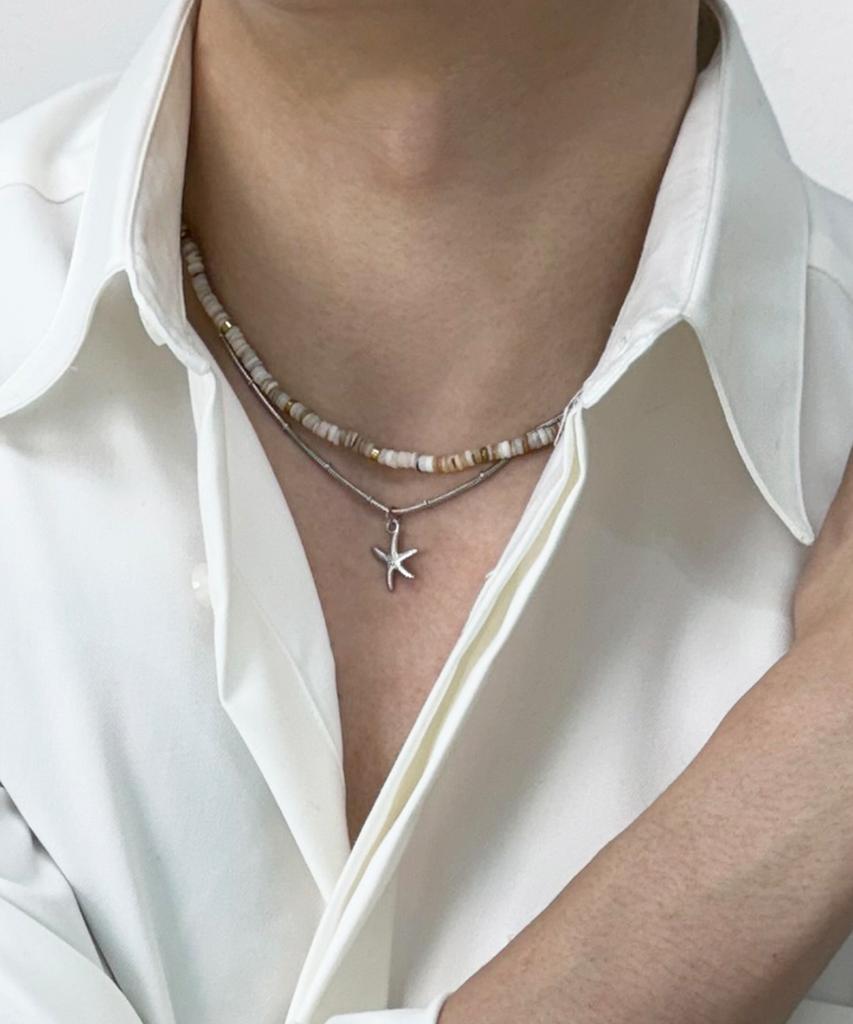 Ssy Starfish Ocean Chain Necklace