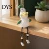 Outdoor Yard Art Decor Funny Chicken Art, Resin Rooster Statues, Unique Patio Balcony Accents Creative Sculptures for Garden Ornaments Modern