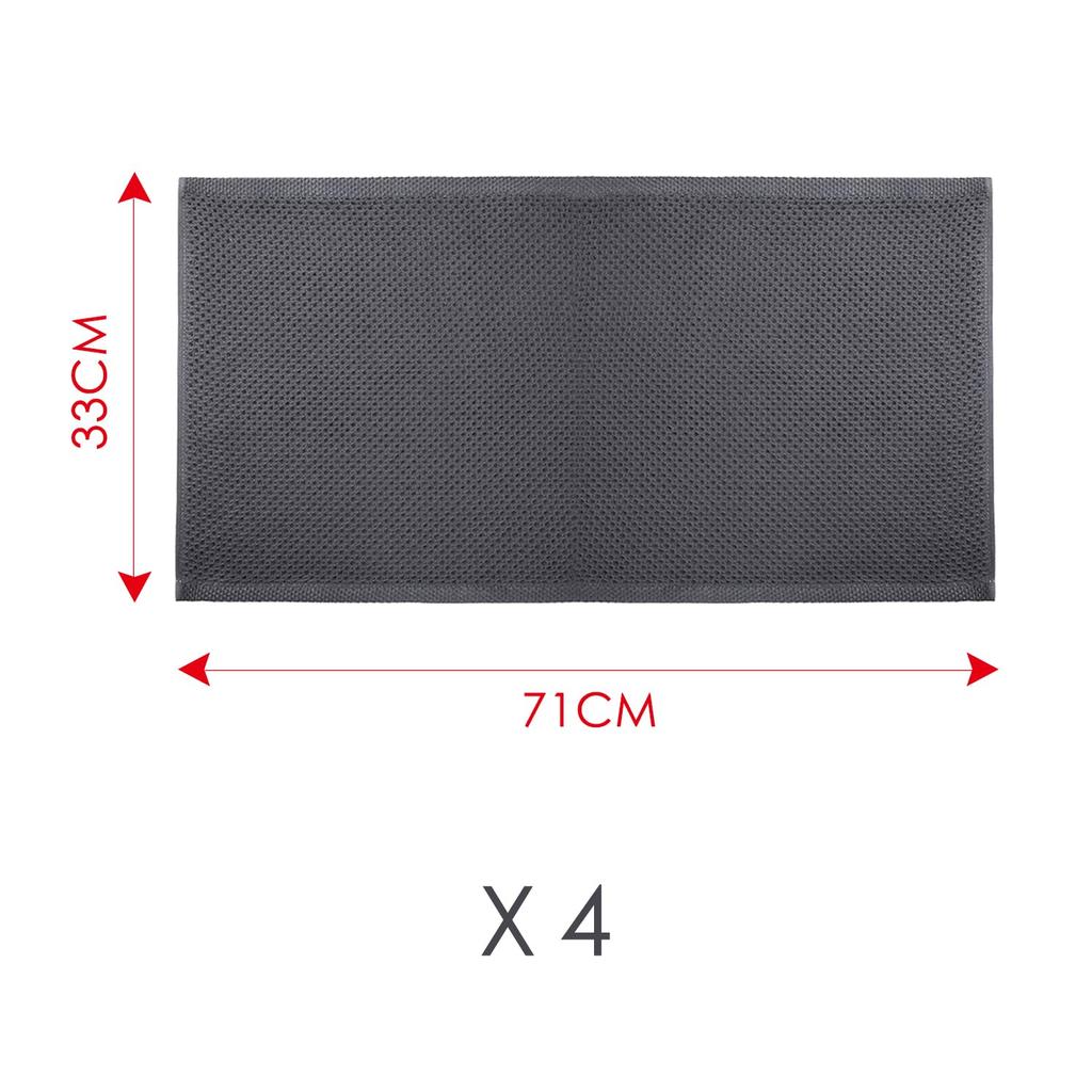 SEASHORE TREE Kitchen Countertop Set of Highly Hand For Wiping Window Bathroom Dish Cleaning 4 Colors Dishcloth, Dishcloth, Dishcloth, Waffle, Cotton,