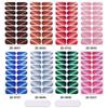 16pcs Cat Eye Nail Foil Sticker Set With Flash Effect Marble Flower Star Manicure Kit Women