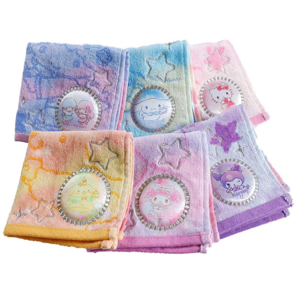 Marushin Mini Sanrio Yumekira Antibacterial and Perfect as a 3725007900 Towel, Cinnamoroll, Cinnamon, 100% Cotton, Deodorizing, Gift,