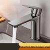 Deshangyuan Gunmetal Grey Cold & Hot Water Faucet