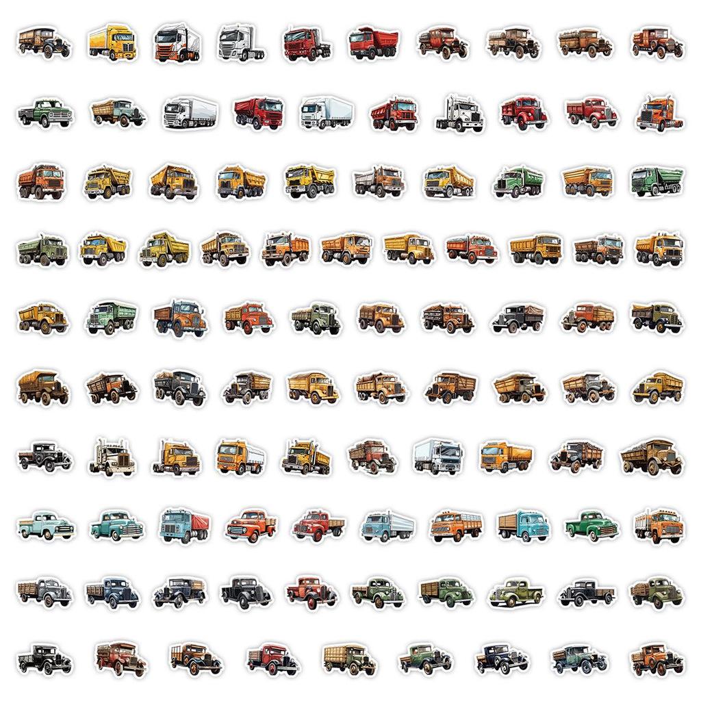50/100 Sheets of Vehicle Stickers: Waterproof Decals for Phones, Water Bottles, and Children's Scrapbooks