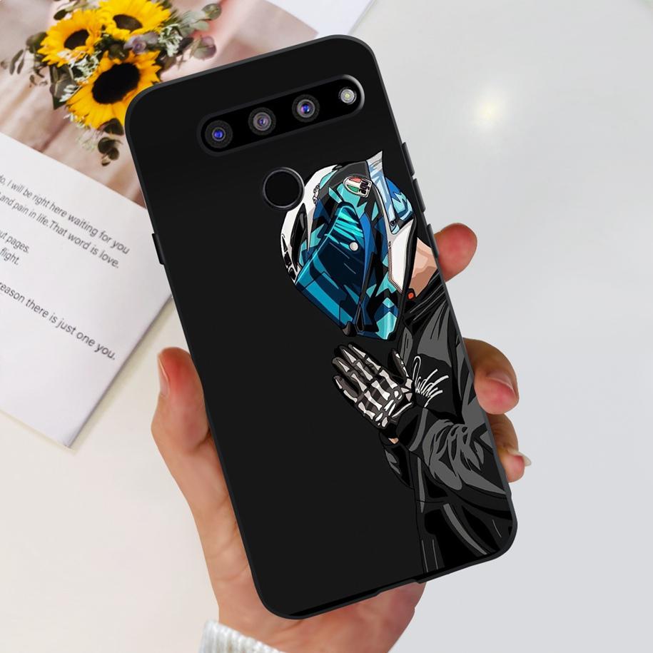 For LG V50 ThinQ 5G Case LM-V500EM Phone Cover Fashion Flower Butterfly Soft Silicone Back Cover For LG V40 V50s Thinq 5G Bumper